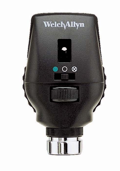 Oftalmoskop-3,5V-Coaxial-z-rękojeścią-bateryjną-i-etui-WelchAllyn-[11772-BI]