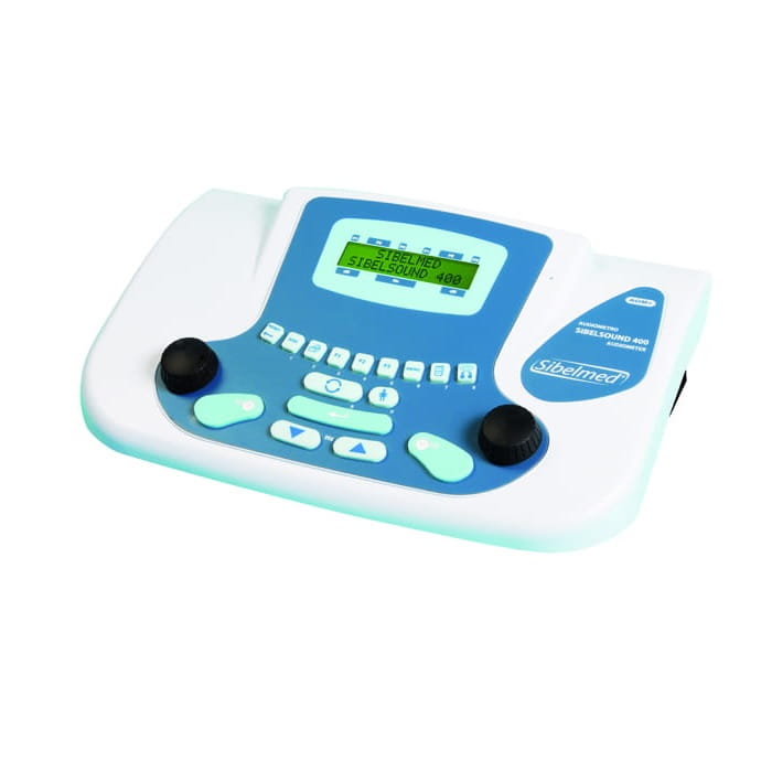 Kliniczny-Audiometr-Sibelsound-SS-400-SUPRA,-Przewodnictwo-Powietrzne,-Kostne,-Maskowanie,-SISI,-Audiometria-Mową,-Supraliminar-test