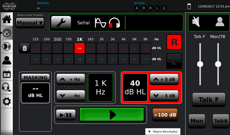 Audiometr internetowy AUDIXi 10 C tablet type